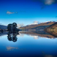 Buy canvas prints of Loch Tay reflections from Kenmore by yvonne & paul carroll