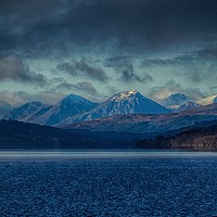 Buy canvas prints of Glencoe mountains from Kinloch Rannoch by yvonne & paul carroll