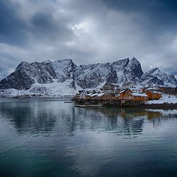 Buy canvas prints of Sariskoy, Lofoten Islands, Norway by yvonne & paul carroll