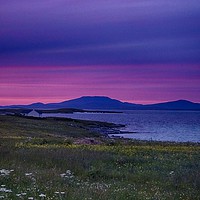 Buy canvas prints of Sunset at Scurrival, Isle of Barra by yvonne & paul carroll