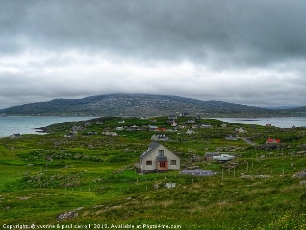 Isle of Eriskay on a moody day Picture Board by yvonne & paul carroll