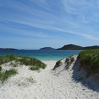 Buy canvas prints of West Beach, Berneray, Outer Hebrides by yvonne & paul carroll