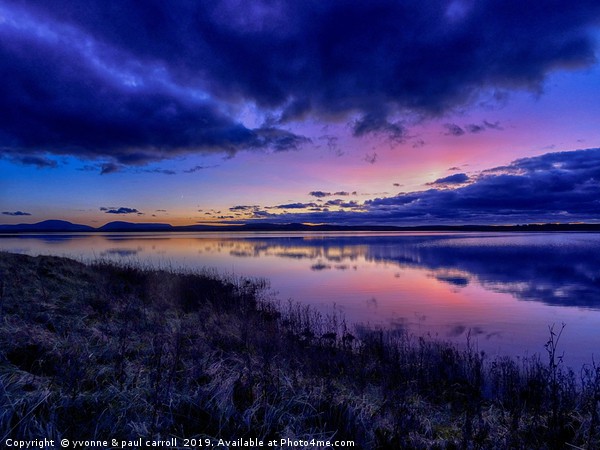 Sunset at Loch Harray, Orkney Islands, Scotland Picture Board by yvonne & paul carroll