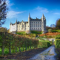 Buy canvas prints of Dunrobin Castle in Autumn, Scotland NC500 drive by yvonne & paul carroll