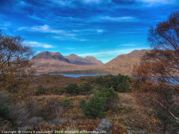 Torridon mountains, Scotland - from the NC500 road Picture Board by yvonne & paul carroll