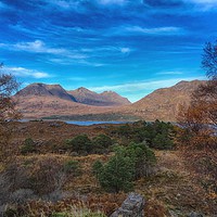 Buy canvas prints of Torridon mountains, Scotland - from the NC500 road by yvonne & paul carroll