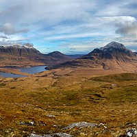 Buy canvas prints of Cul Mor & Cul Beag from the hike up Stac Pollaidh by yvonne & paul carroll