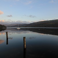 Buy canvas prints of Reflections on Loch Tay, Scotland by yvonne & paul carroll