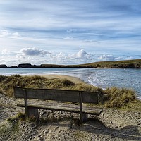 Buy canvas prints of The Tombola beach at St Ninian's Island, Shetland by yvonne & paul carroll