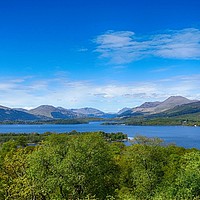 Buy canvas prints of Loch Lomond Panorama by yvonne & paul carroll