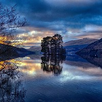 Buy canvas prints of Loch Tay sunset                                by yvonne & paul carroll
