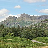Buy canvas prints of Langdale Pikes, Lake District by yvonne & paul carroll
