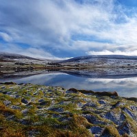 Buy canvas prints of Mainland Shetland with a dusting of snow, February by yvonne & paul carroll