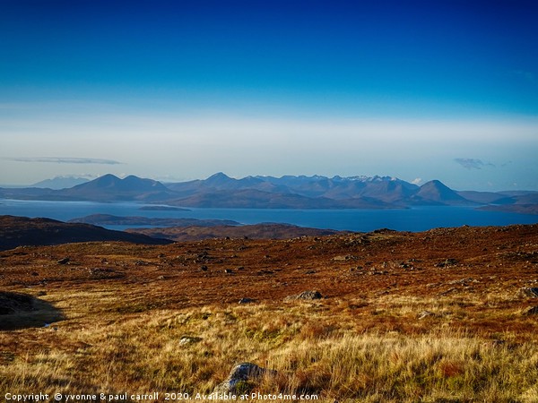 Cuillin mountains on Skye                          Picture Board by yvonne & paul carroll