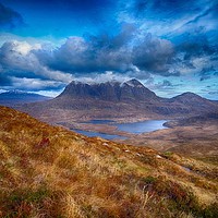Buy canvas prints of Cul Mor from Stac Pollaidh                         by yvonne & paul carroll