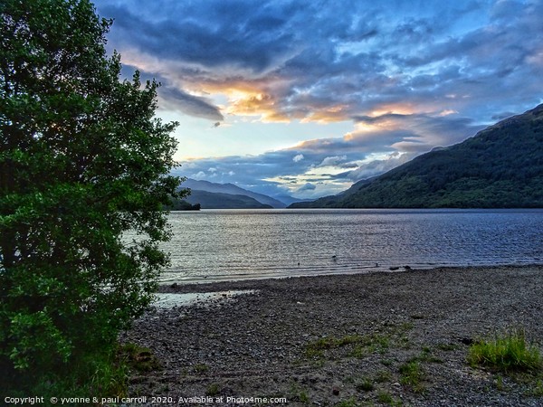 Loch Lomond sunset                                Picture Board by yvonne & paul carroll