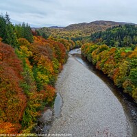 Buy canvas prints of Killiecrankie Gorge in Autumn by yvonne & paul carroll