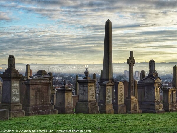 Glasgow Necropolis Picture Board by yvonne & paul carroll