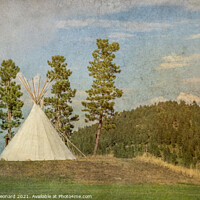 Buy canvas prints of Teepee from yesteryear by Susan Leonard