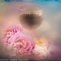 Buy canvas prints of Wine and Roses by Susan Leonard
