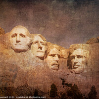 Buy canvas prints of Mount Rushmore Presidents by Susan Leonard