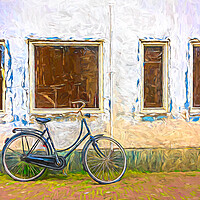 Buy canvas prints of After the bike ride by Susan Leonard