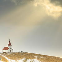 Buy canvas prints of Church on the hill by Susan Leonard