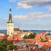 Buy canvas prints of Old Town Tallinn by Susan Leonard