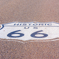 Buy canvas prints of Route 66 by Susan Leonard