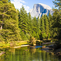 Buy canvas prints of Half Dome, Yosemite by Susan Leonard