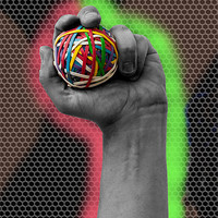 Buy canvas prints of Rubberband Ball by David Pacey