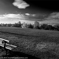 Buy canvas prints of The Bench by David Pacey