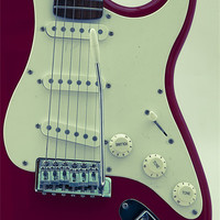 Buy canvas prints of Electric Guitar by David Pacey