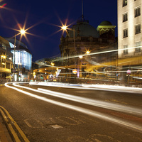 Buy canvas prints of LIGHT TRAILS by David Pacey