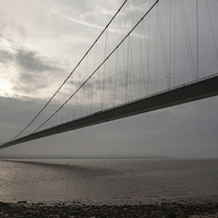 Buy canvas prints of The Humber Bridge by David Pacey