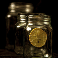 Buy canvas prints of  Lemon in Jar by David Pacey