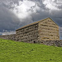 Buy canvas prints of  The Old Barn  by David Pacey