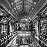 Buy canvas prints of Harrogate Arcade by David Pacey