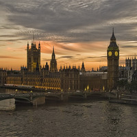Buy canvas prints of Sunset over Parliament by kelvin ryan