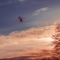Buy canvas prints of Air Ambulance by Phil Robinson