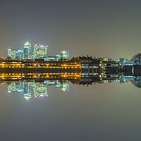 Buy canvas prints of Canary Wharf by Phil Robinson
