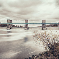 Buy canvas prints of Weir in Duisburg, Germany by Phil Robinson