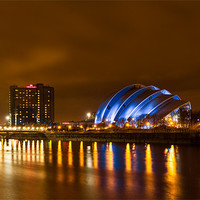 Buy canvas prints of Glasgow Science Centre Armadillo by Steven Brown
