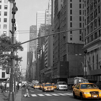Buy canvas prints of Taxi to 5th Avenue by Ian Lintern