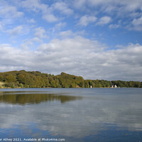 Buy canvas prints of Reflections at Talkin Tarn by Heather Athey
