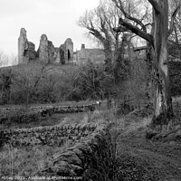Buy canvas prints of Thirlwall Castle, Northumberland by Heather Athey
