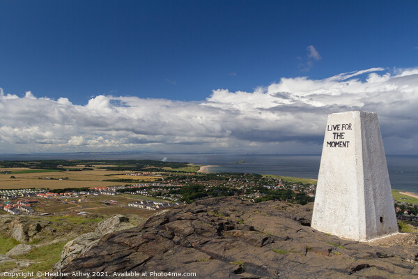 North Berwick Law Picture Board by Heather Athey