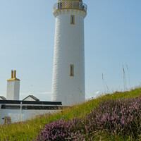 Buy canvas prints of Lighthouse at Mull of Galloway by Heather Athey
