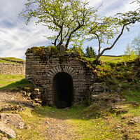 Buy canvas prints of Disused mine entrance, Nenthead, Cumbria by Heather Athey