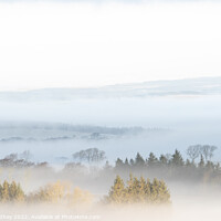 Buy canvas prints of Northumberland Morning Mists by Heather Athey